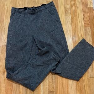 Nike dri fit gray sweatpants
